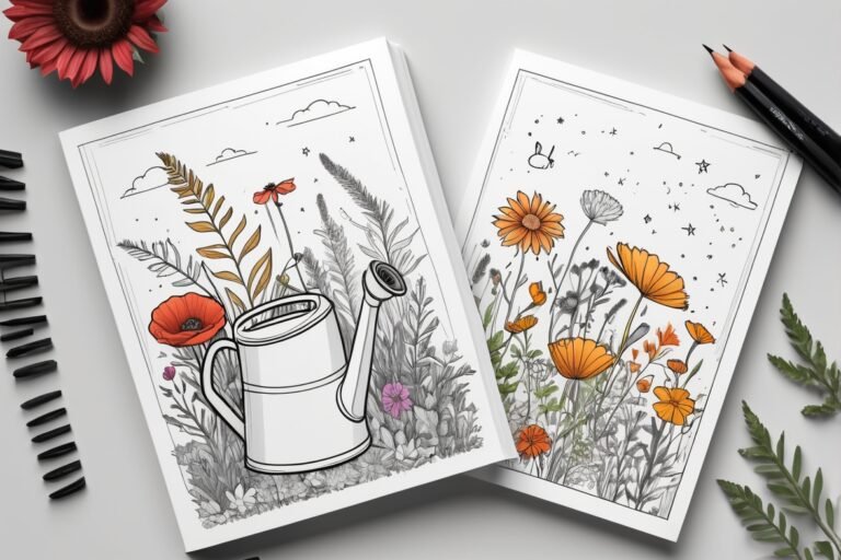 FreeColoringNCh free flower coloring pages for kids and adults - printable PDF sheets