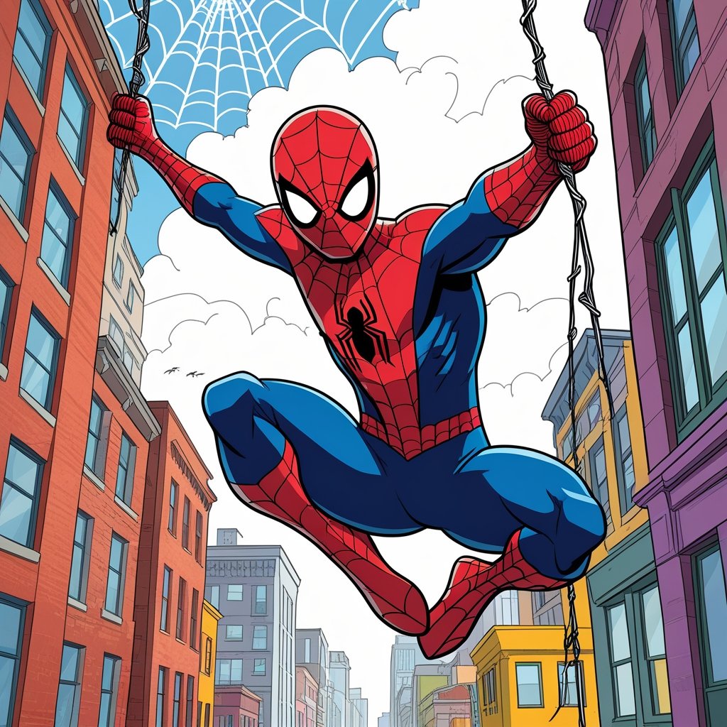 home Download your Spider-Man coloring page printable PDF – fun, creative, and perfect for kids!