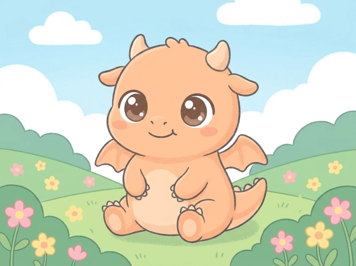 dragon coloring page: card for baby dragon coloring page