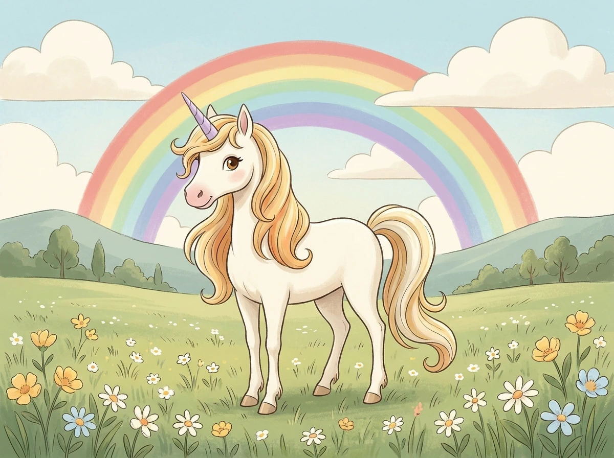 unicorn coloring page: unicorn rainbow coloring pages card